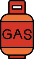 Gas Cylinders Vector Icon