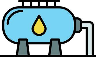 Gas Storage Vector Icon