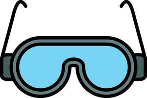 Safety Glasses Vector Icon