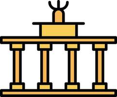 Brandenburg Gate Vector Icon