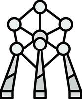 Atomium Vector Icon