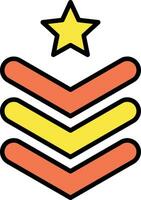 Army Chevron Vector Icon