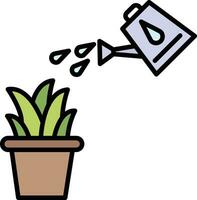 Watering Plants Vector Icon