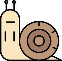 icono de vector de caracol