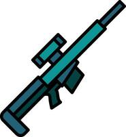 Sniper Rifle Vector Icon