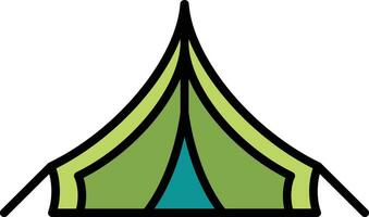 Army Tent Vector Icon