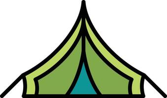 Army Tent Vector Icon