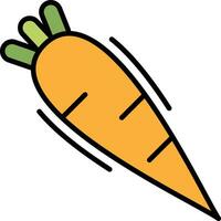 Carrot Plant Vector Icon