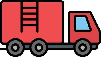 Firefighter Truck Vector Icon