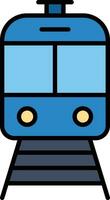 icono de vector de tren