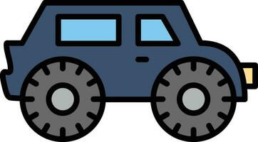 Bigfoot Car Vector Icon