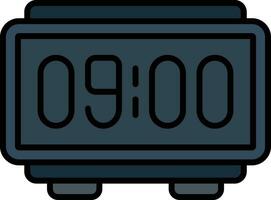 Digital Clock Vector Icon