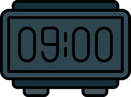 icono de vector de reloj digital