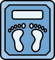 Electronic Weight Scale Vector Icon