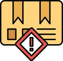Delivery Warning Vector Icon