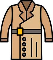 Long Coat Vector Icon