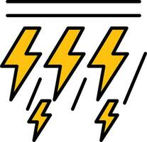 Lightning Vector Icon