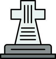 Gravestone Vector Icon