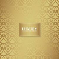 elegant gold abstract line pattern vector