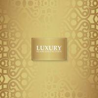 elegant gold abstract line pattern vector