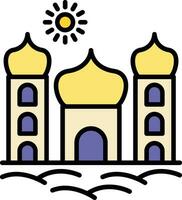 Desert Palace Vector Icon