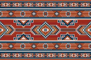 nativo modelo americano tribal indio ornamento modelo geométrico étnico textil textura tribal azteca modelo navajo mexicano tela sin costura vector decoración Moda