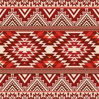 Native pattern american tribal indian ornament pattern geometric ethnic textile texture tribal aztec pattern navajo mexican fabric seamless Vector decoration fashion