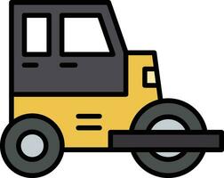 Road Roller Vector Icon