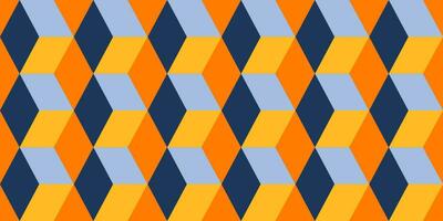 Geometric minimalistic mosaic seamless pattern. Abstract vector for web banner, business presentation, branding, card, invitation, poster, cover, textile print.