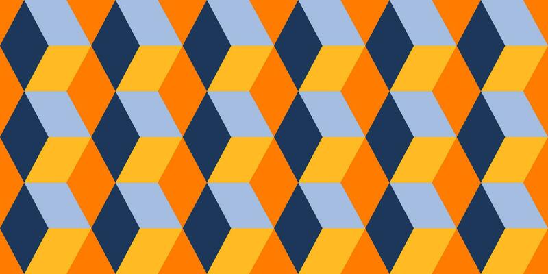 Geometric minimalistic mosaic seamless pattern. Abstract vector for web banner, business presentation, branding, card, invitation, poster, cover, textile print.