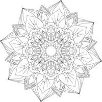 vector resumen mandala modelo. diseño para un fondo de pantalla pintar camisa y loseta pegatina diseño, colorante libro cordón modelo el tatuaje. mándala mandala colorante paginas flor mándala colorante paginas