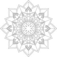 vector resumen mandala modelo. diseño para un fondo de pantalla pintar camisa y loseta pegatina diseño, colorante libro cordón modelo el tatuaje. mándala mandala colorante paginas flor mándala colorante paginas