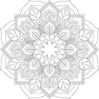 vector resumen mandala modelo. diseño para un fondo de pantalla pintar camisa y loseta pegatina diseño, colorante libro cordón modelo el tatuaje. mándala mandala colorante paginas flor mándala colorante paginas