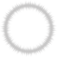 Circle sound wave. Audio music equalizer. Round circular icon. Spectrum radial pattern and frequency frame. png