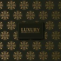 luxury dark seamless pattern background vector