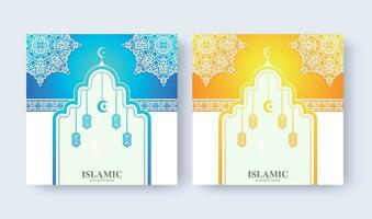 Ramadan kareem season mandala style background vector