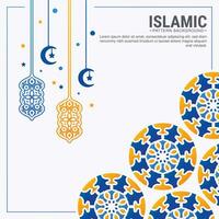 Ramadan kareem season mandala style background vector