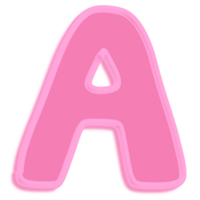 bunt Alphabet süß png