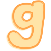 bunt Alphabet süß png