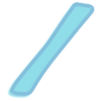 hand- getrokken wiskundig symbool kleurrijk png