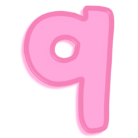 colorful alphabet cute png