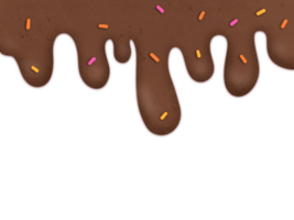 chocolat, liquide cadre, laissez tomber png