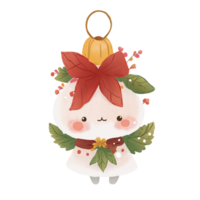 christmas decoration with holly png