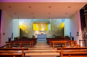 Interior detail of Liverpool Metropolitan Cathedral, Roman Catholic cathedral in Liverpool, North England, United Kingdom photo