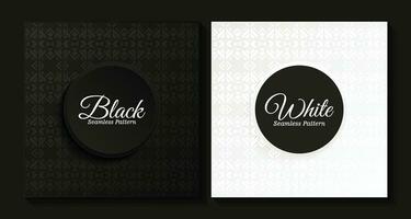 black and white pattern background vector