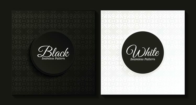 black and white pattern background