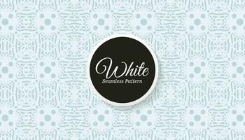 elegant white seamless pattern design vector