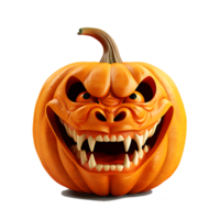 3d Arte calabaza - generado por ai png