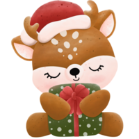 Christmas reindeer character png