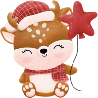 Christmas reindeer character png